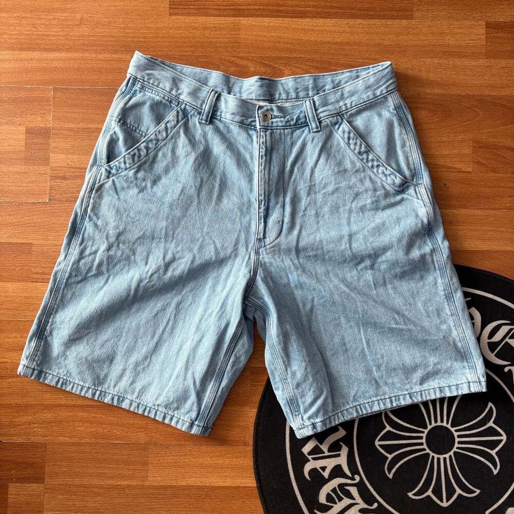 Uniqlo Men's Denim Work Shorts Light Blue